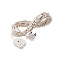 Extension Leads 1 Gang 5m 13amp Trailing Socket White