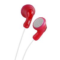 Headphone (dno) Gumy Stereo Headphones Raspberry Red
