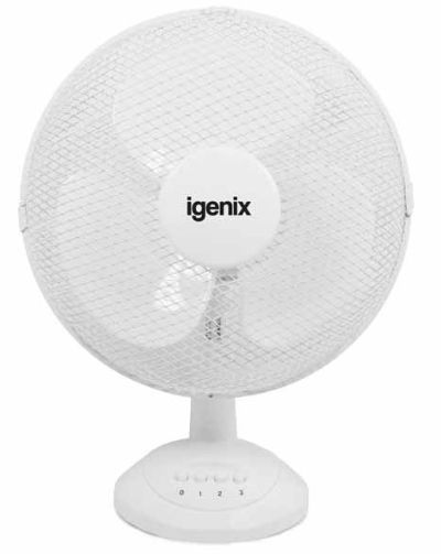 Cooling Fan 12 Inch Desk Fan  White